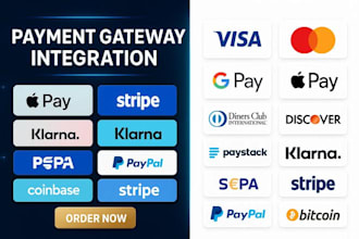 integrate stripe google pay apple pay klarna sepa paystack payment gateways