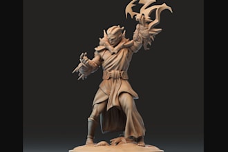 sculpt 3d boardgame, tabletop fantasy dnd for 3d printing,terrain figurine stl