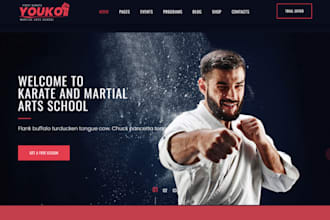 squarespace martial arts website teakwondo boxing mma gym fitness website