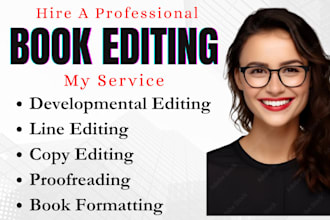 developmental edit line edit proofread  format your fiction non fiction books
