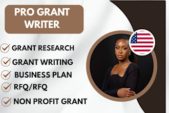 grant writing and submission, proposal, research, application, business plan