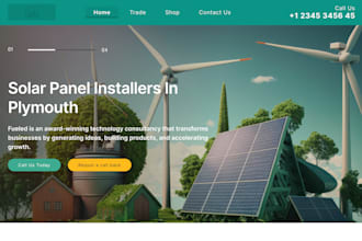 design plumbing website hvac solar roofing website handyman construction website