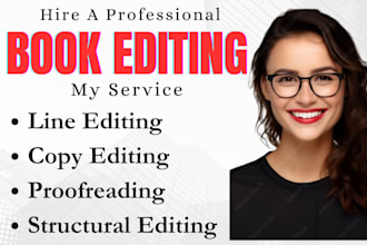 do line structural copy editing proofread for memoir science fiction romance