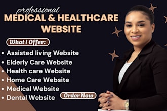 design healthcare, medical, clinic, dental, doctor, hospital wordpress website