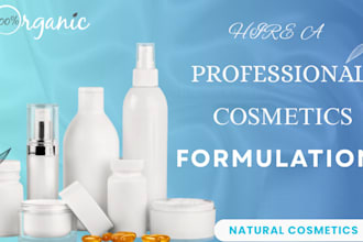 create natural luxurious skincare product formulation