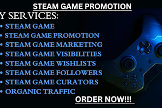 do steam game wishlist, steam game promotion, steam game marketing, steam view