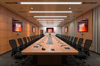 model 3d 8k render,meeting room,conference room,cgi lobby,office layout,d5render