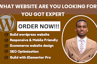modify a wordpress template, redesign, speed up wordpress website professionally