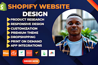 do shopify website design and redesign shopify ecommerce website development SEO