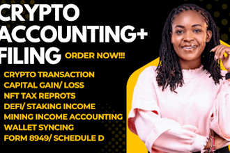 handle cryptocurrency accounting and file cryptocurrency tax returns for crypto