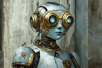 make a warhammer illustration based on your description