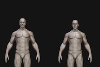 sculpt 3d head model 3d head bust model head sculpt convert 2d to 3d printing
