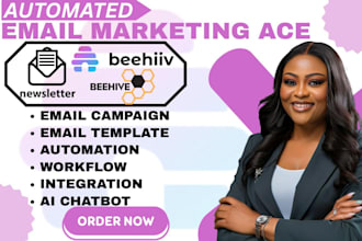 do behiiv ai account setup email template landing page design behive newsletter