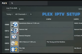 install, setup plex or jellyfin with iptv and auto media download