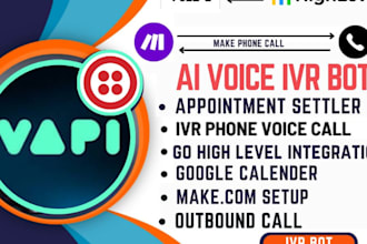 develop outbound and inbound calling and voice bot for sales, lead generation
