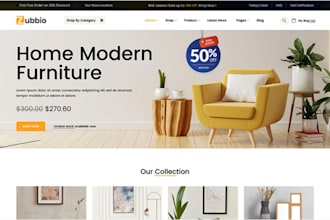 furniture shopify store home decor store interior design store furniture website