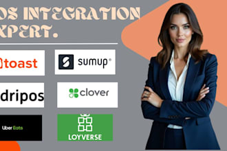 setup toast pos, clover pos, square pos, loyverse pos dripos sumup square pos