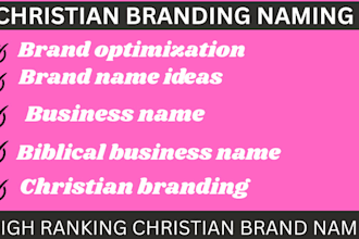 create a powerful christian brand name for your faith based business