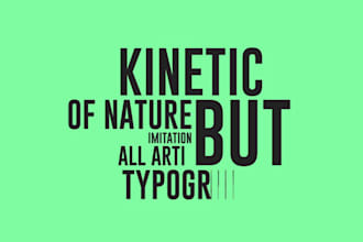 design animated lyric videos with professional kinetic typography music
