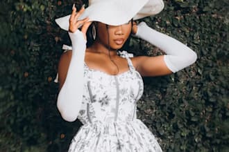 be your female model or ugc creator for sustainable and eco friendly brands