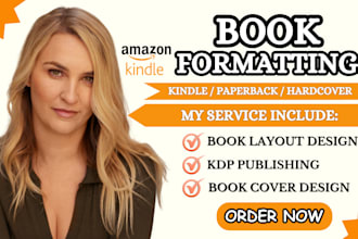do ebook interior design amazon kdp book publishing formatting and layout design