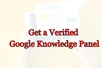 create, edit, claim, and verified a google knowledge panel for you and business
