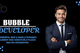build bubble web app and bubble website in bubble io