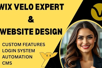 wix website design wix velo code wix automation wix feature database wix cms