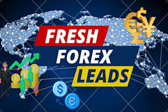 generate verified hot live fresh forex crypto lead, ico, leads from any country