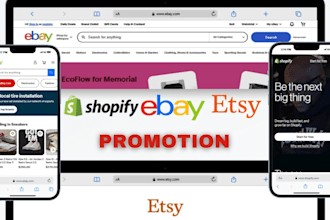 promote your ebay etsy shopify or affiliate link to boost sales and traffic seo