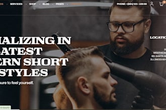 build men grooming website beard oil beard balm electric shavers shopify store