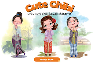 create cute kawaii chibi character