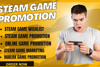 steam game promotion steam game wishlist game promotion steam game marketing