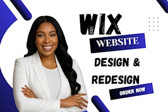 build wix website design, wix website redesign, website design, wix online store
