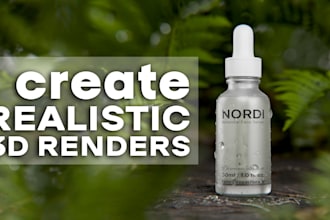 create photorealistic 3d product renders for ecommerce