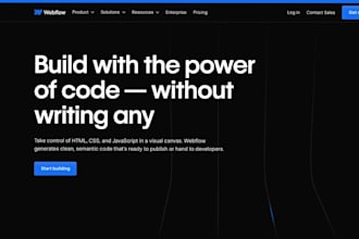 design a fully branded framer or webflow website for your business or portfolio