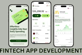 develop fintech app neobank app p2p transfer app payment app wallet app