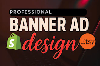 design attractive etsy banner, shopify banners, etsy logo, hero images