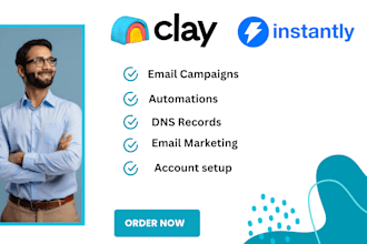 set up instantly email warm up  instantly ai dns instantly ai smart leads