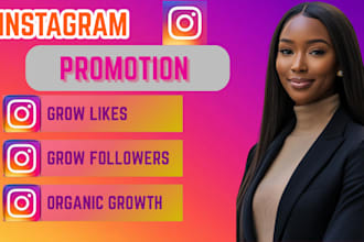 do instagram promotion and instagram marketing for real and fast growth