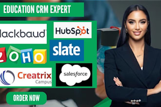 setup education crm salesforce blackbaud lead squared slate crm creatix zoho