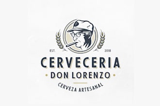 design good looking unique home brewery logo