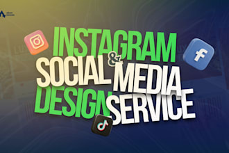 create profesional and engaging instagram post designs