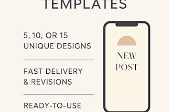 design custom instagram story templates for your brand