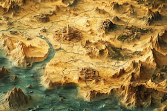 create custom fantasy maps for you