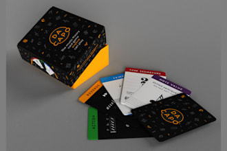 board game design,card game design,playing cards,card illustration,box design