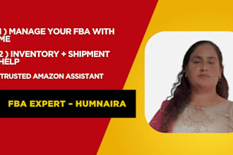 manage fba amazon inventory, shipment creation, store management, prodcut help