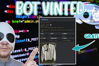 build no delay vinted bot, discord vinted bot monitor bot restock bot zillow bot