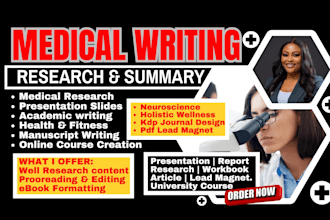 ghostwrite health and fitness, medical ebook, medical article, ebook writer