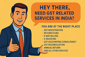 handle your gst registration, return filing, and e invoicing in india
